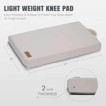 HappyPicnic Waterproof Garden Kneeling Pad – 2 inch Thick Comfort