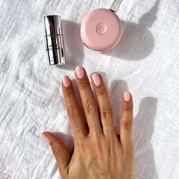 le mini macaron Gel Shine Top Coat - Chip-Free, Vegan, Non-Toxic & 9-Free Formula Smooth, Transparent & Longer Shine Nails.