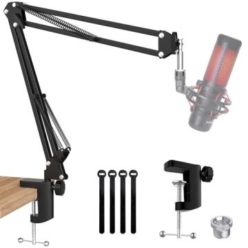 QuadCast Boom Arm for HyperX & Blue Yeti Microphones