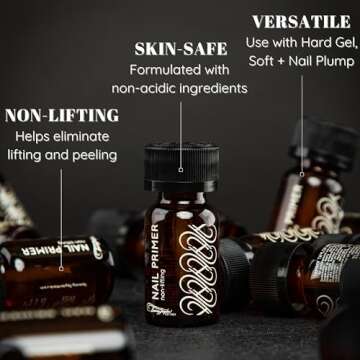 Tammy Taylor Bond It Acrylic Nail Primer | Acid Free Gel Nail Care for Semi Cured Gel Nail Strips, A...