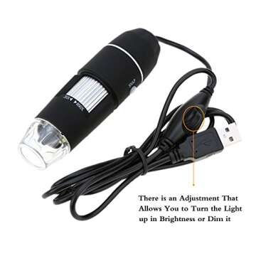 Portable USB Digital Microscope 20x-800x Magnification