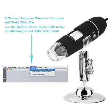 Portable USB Digital Microscope 20x-800x Magnification