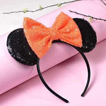 FANYITY Mouse Ears Headband for Disney Adventures