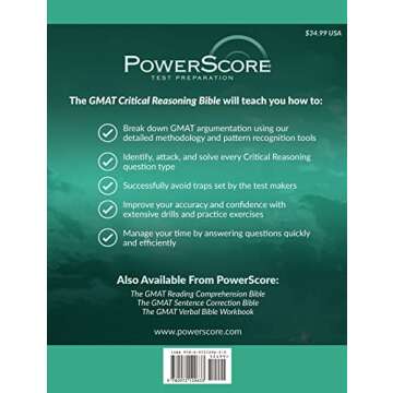 Powerscore GMAT Critical Reasoning Bible 2020: A Comprehensive System for Attacking GMAT Critical Re...