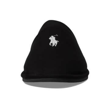 Polo Ralph Lauren Klarence Slipper Black Cream Men 10