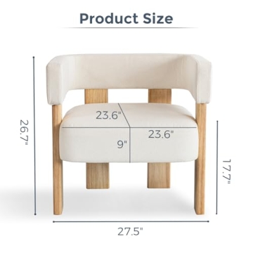 MAXYOYO Upholstered Accent Chair for Modern Spaces