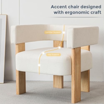 MAXYOYO Upholstered Accent Chair for Modern Spaces