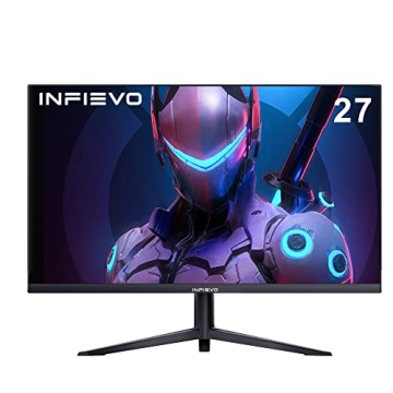 INFIEVO Gaming Monitor 27 Inch QHD 1440P 165Hz VA 1ms Built-in Speakers, FreeSync