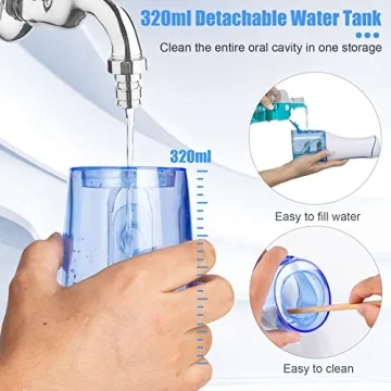 Grinest Water Dental Flosser 7 Modes Portable Waterproof