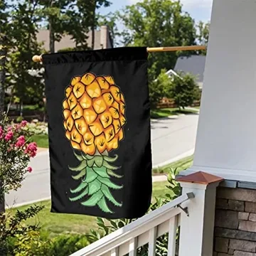 Durable Upside Down Pineapple Garden Flag for Seasonal Decor
