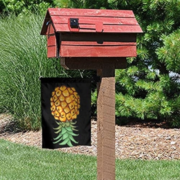 Durable Upside Down Pineapple Garden Flag for Seasonal Decor