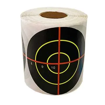 Pistep Splatter Targets for Shooting 3 Inch Reactive Paper Target Stickers 250 Self Adhesive Target ...