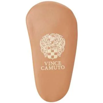 Vince Camuto Baby Girls' Boots - Soft Sole Western Cowboy Booties - Pre-Walker Cowgirl Crib Shoes for Infants (Newborn 0-12M), Size 9-12, Cognac