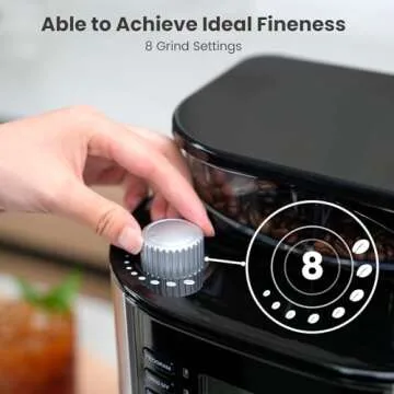 Gevi 10-Cup Coffee Maker with Grinder and Timer