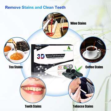 Bamboo Toothbrush with Charcoal Bristles - Save with Value 4-Pack - Natural Toothbrushes for Teeth Whitening and Sensitive Gums - Travel Toothbrush and Guest Toothbrush - Family Friendly