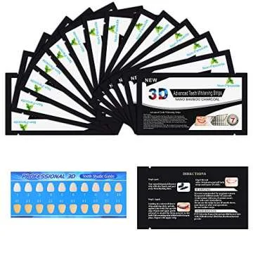 Bamboo Toothbrush with Charcoal Bristles - Save with Value 4-Pack - Natural Toothbrushes for Teeth Whitening and Sensitive Gums - Travel Toothbrush and Guest Toothbrush - Family Friendly