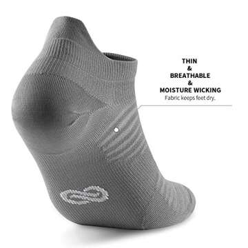 Compression Running Socks for Enhanced Comfort and Performance