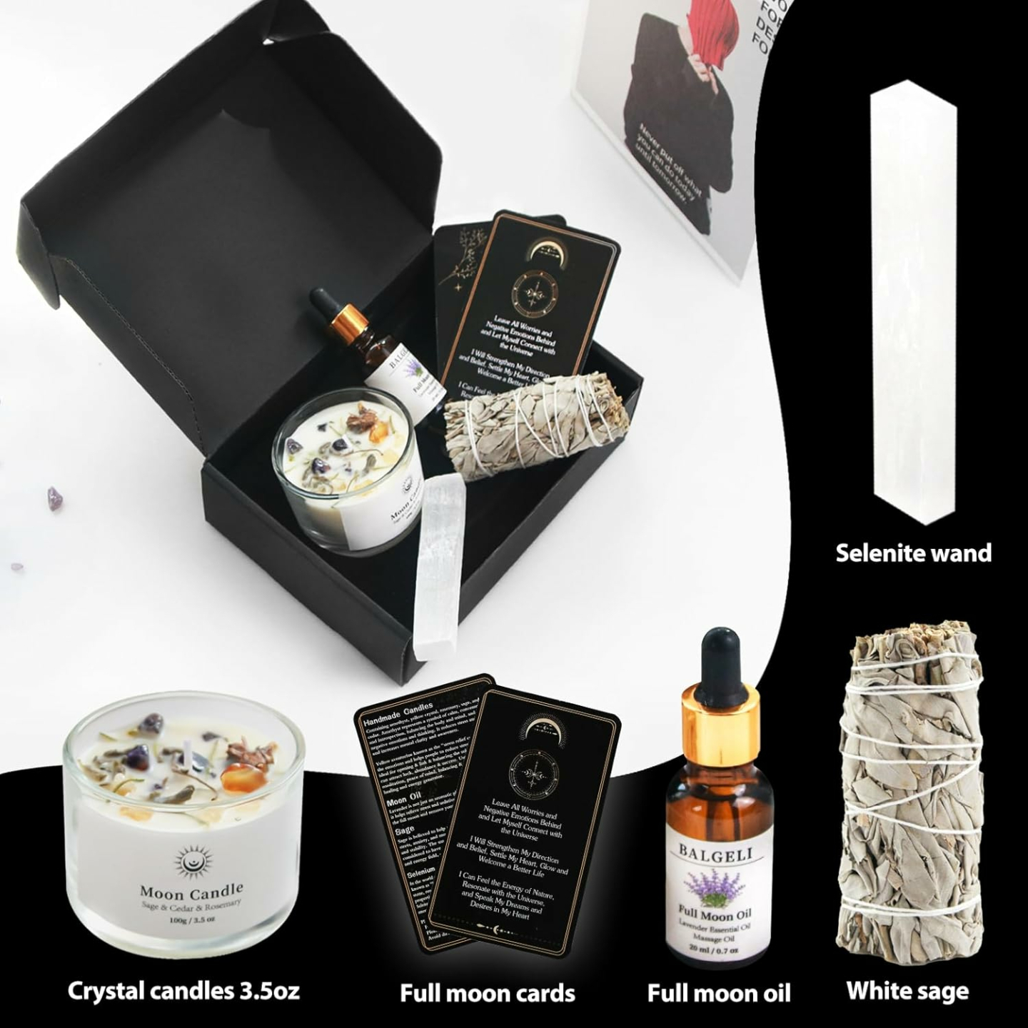 Chakra Meditation Energy Gift Set for Self Care