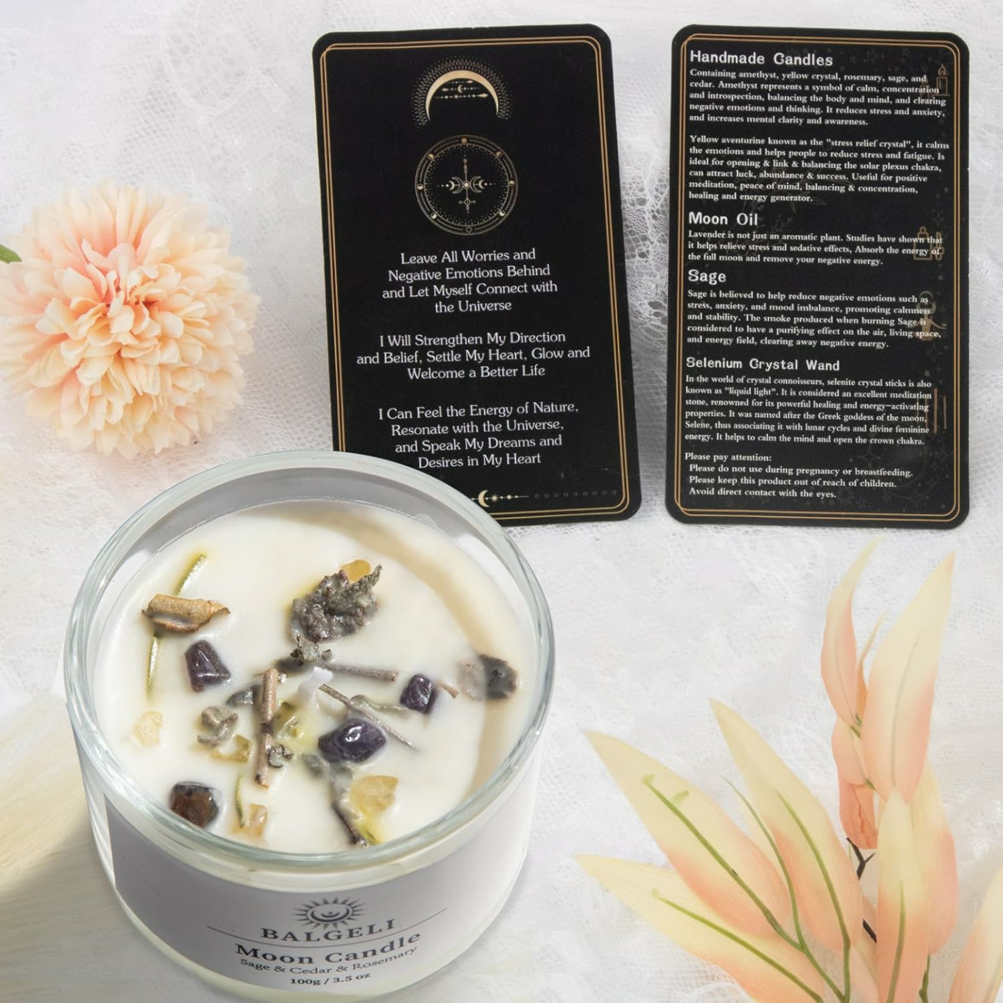 Chakra Meditation Energy Gift Set for Self Care