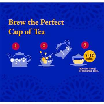 Tadin Damiana Tea, Herbal Tea, Caffeine Free Tea, Best as Hot Tea, Herbal Tea Bags, Decaffeinated Tea, 24 Tea Bags Per Box, Pack of 6