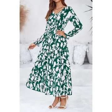 BTFBM Women Casual Floral Maxi Dress 2025 - Elegant Style
