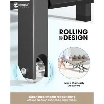 CIOKEA Aluminum Chaise Lounge Chair with 5 Positions