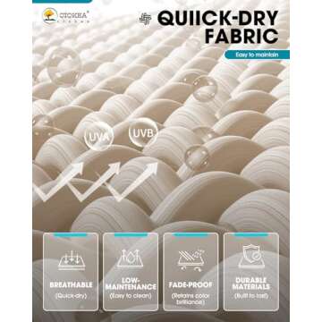 CIOKEA Aluminum Chaise Lounge Chair with 5 Positions