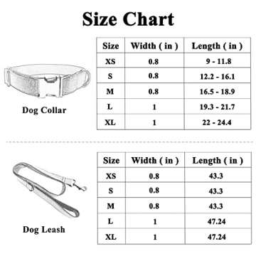 PETDURO Personalized Dog Collar with Name & Phone Engraved on Metal Buckle - Customized for Small, Medium & Large Dogs - Multiple Pattern Prints - Fancy Cute Bow Tie Leash Available