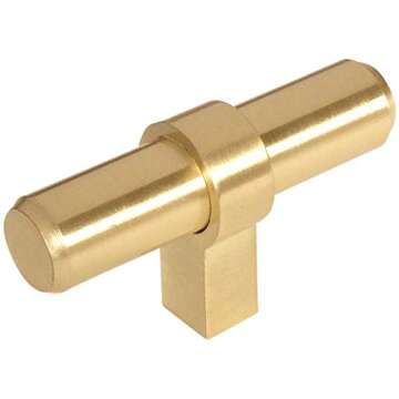 Cosmas 181BB Brushed Brass Cabinet Pulls - 10 Pack