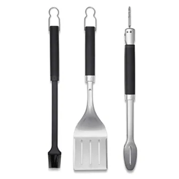 Weber 3-Piece Grilling Tools Set for Precision Cooking