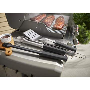 Weber 3-Piece Grilling Tools Set for Precision Cooking