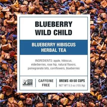 Tiesta Tea Blueberry Wild Child | Herbal Tea Blend | Loose Leaf Tea