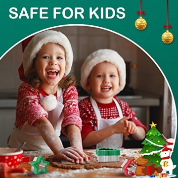 Christmas Cookie Cutter Set - 8 Unique Shapes for Fun Baking