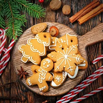 Christmas Cookie Cutter Set - 8 Unique Shapes for Fun Baking