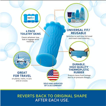 Leak Proof Toiletry Skins for Travel - LeakLocks®