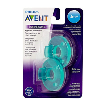 Philips Avent Super Soothie Pacifier for 3+ Months, 2 Pack