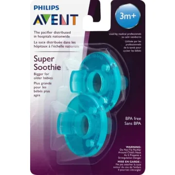 Philips Avent Super Soothie Pacifier for 3+ Months, 2 Pack