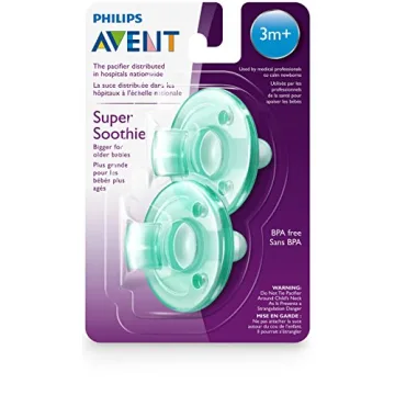 Philips Avent Super Soothie Pacifier for 3+ Months, 2 Pack