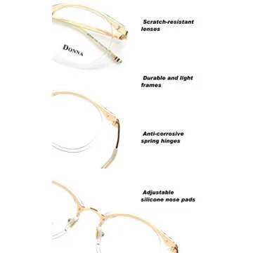 BUY DONNA Blue Light Blocking Glasses for Comfort & Style