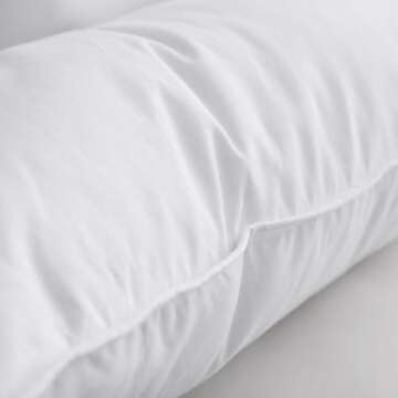 AIKOFUL Luxury Feathers Down Pillows Set of 2, 20x26"