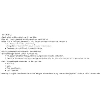 Chemical Guys OG Clay Bar & Lubber Kit for Car Detailing