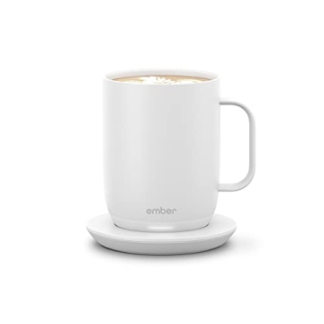 Ember Smart Mug 2: 14oz App-Controlled Heated Coffee Mug with 80 Min Battery