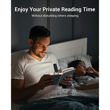 DEWENWILS Rechargeable Book Light - Adjustable & Portable