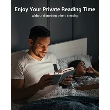 DEWENWILS Rechargeable Book Light - Adjustable & Portable