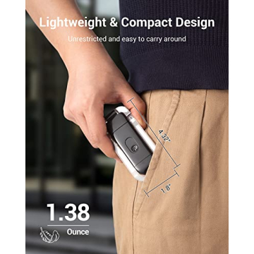 DEWENWILS Rechargeable Book Light - Adjustable & Portable