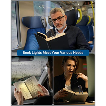 DEWENWILS Rechargeable Book Light - Adjustable & Portable