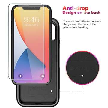 Diverbox iPhone 11 Tough Case with Screen Protectors