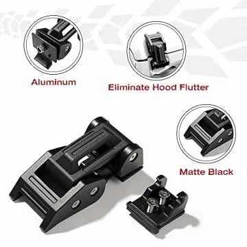 Seven Sparta Hood Latches for Jeep Wrangler & Gladiator