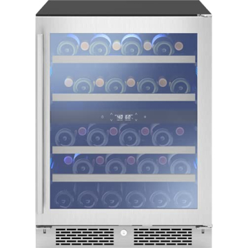 Zephyr 24" Wine Fridge - Stylish Mini Cooler for Any Space