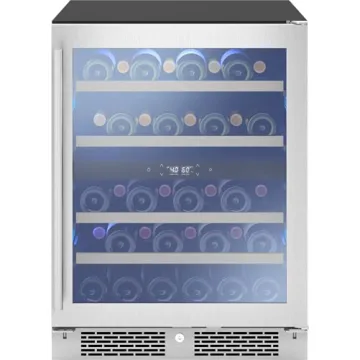 Zephyr 24" Wine Fridge - Stylish Mini Cooler for Any Space